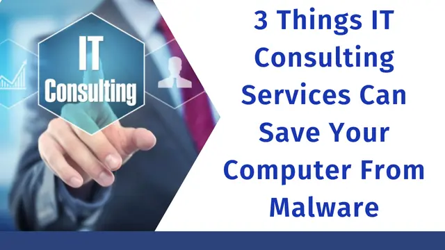 3 Things IT Consulting Services Can Save Your Computer From Malware