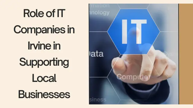 Role of IT Companies in Irvine For Local Businesses